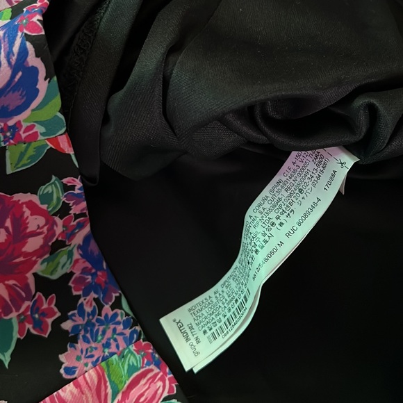 ZARA | BLOGGER FAVE Floral Print Belted Puff Sleeve Square Neck Mini Dress - Picture 5 of 9